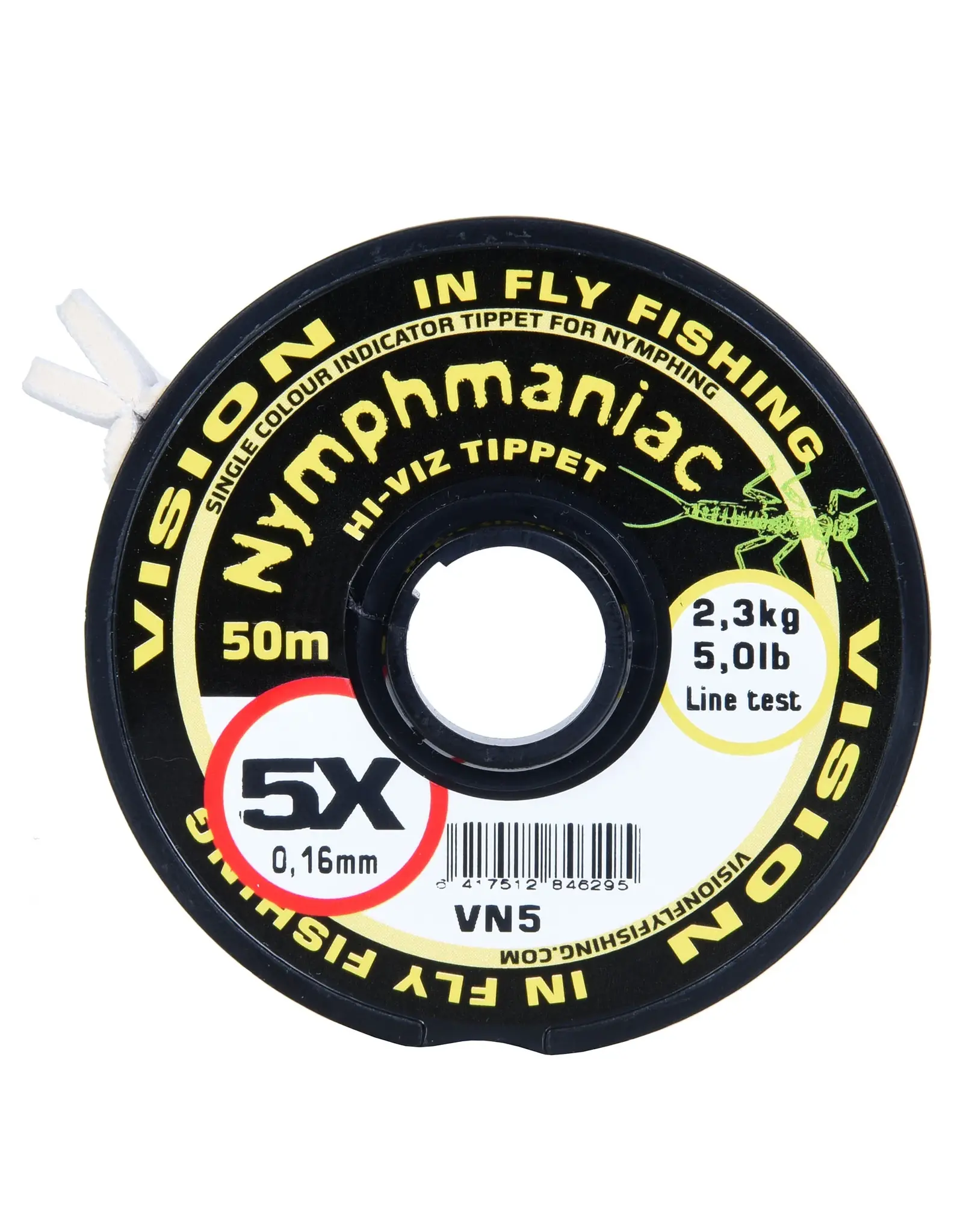 VISION FLY FISHING NYMPHMANIAC HI VIZ TIPPET