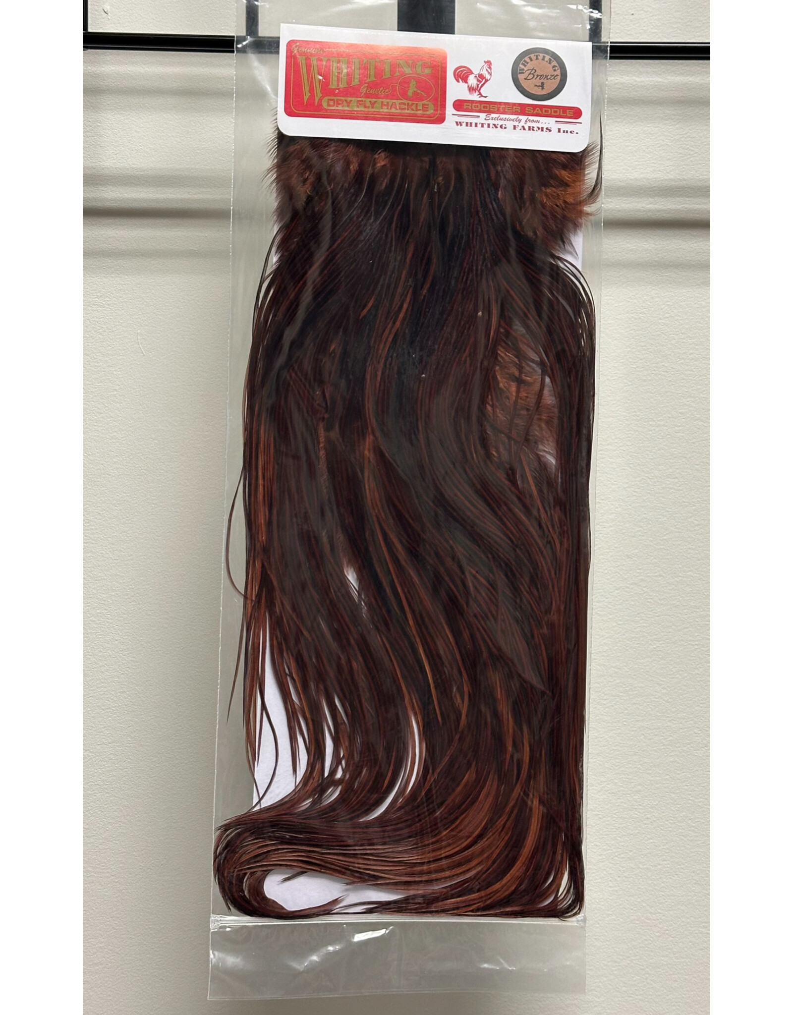 Whiting Farms Whiting Rooster Bronze Saddle - Coachman Brown