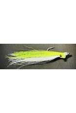 Reid's Fly Shop REID'S CLOUSER MINNOW - CHARTREUSE/WHITE 1/0