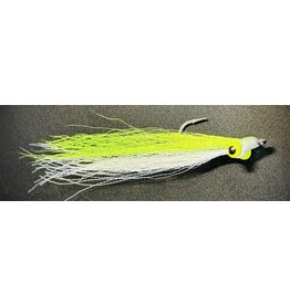 Reid's Fly Shop REID'S CLOUSER MINNOW - CHARTREUSE/WHITE 1/0