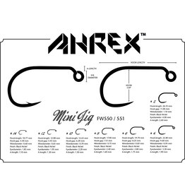 Ahrex Hooks AHREX FW551 Mini Jig Barbless