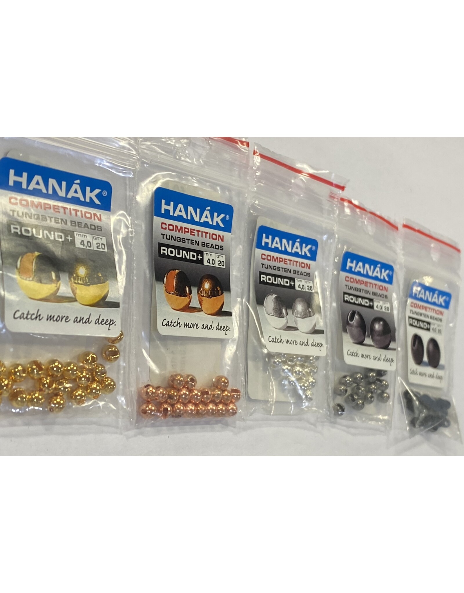 Hanak HANAK RoundPlus Slotted Tungsten Beads