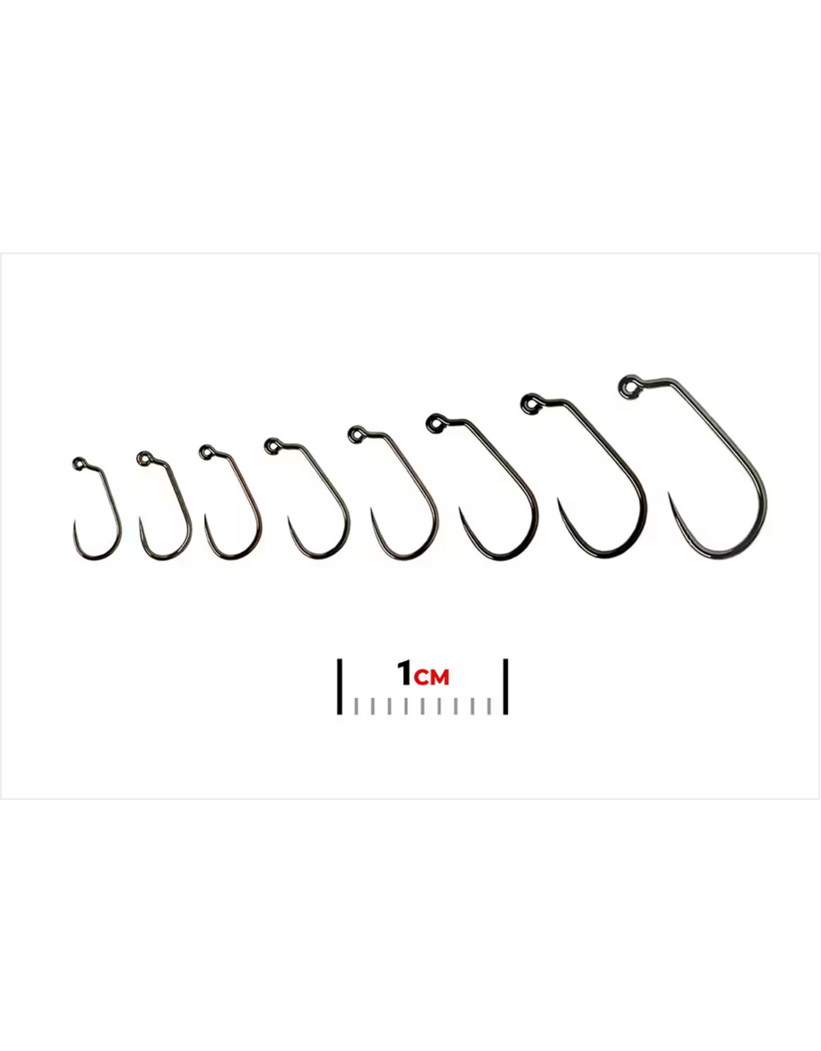 FULLING MILL JIG FORCE BLACK NICKEL BARBLESS FM5045 50PK