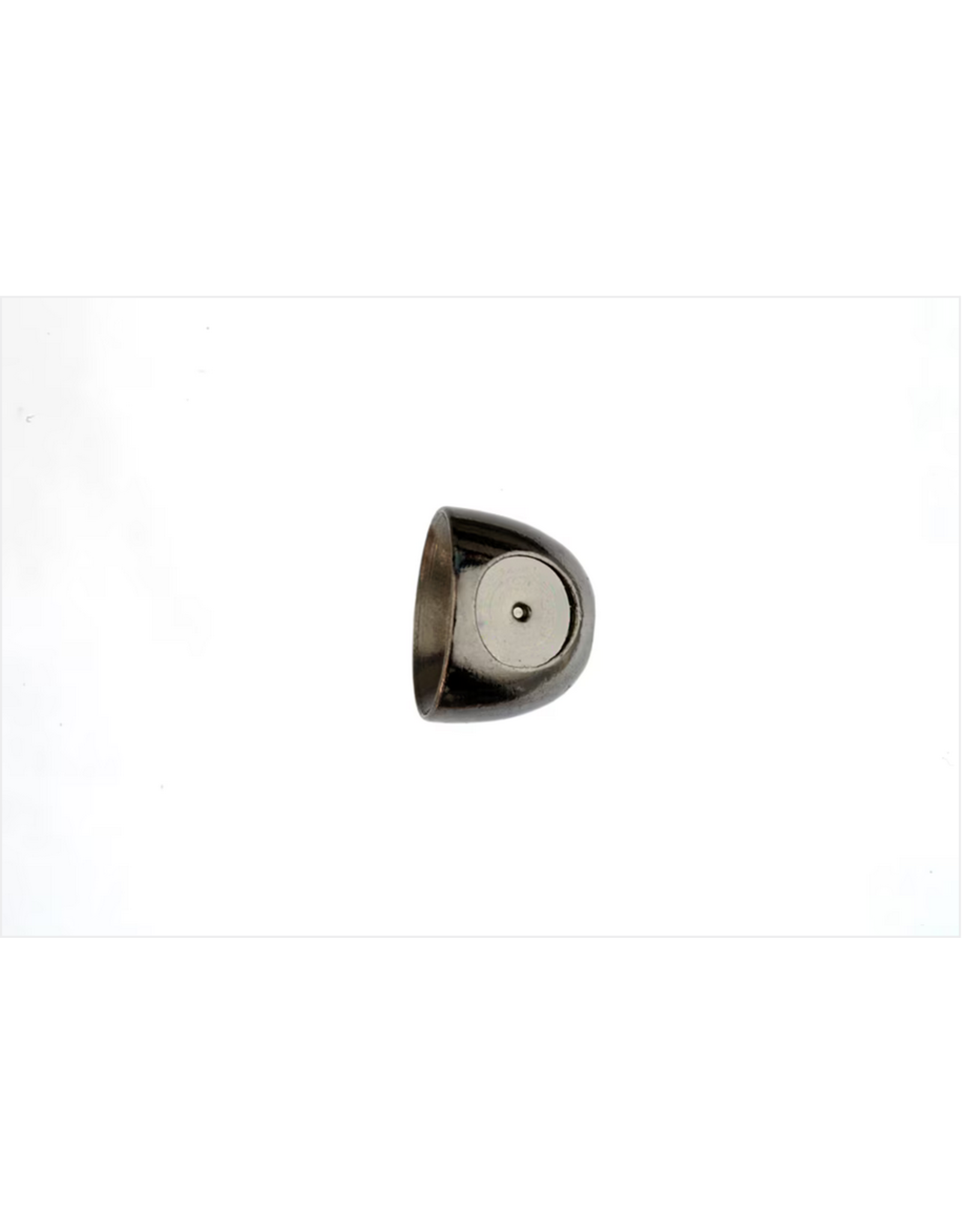 FULLING MILL BRASS X EYED CONES BLACK NICKEL 6.3MM 1/4"