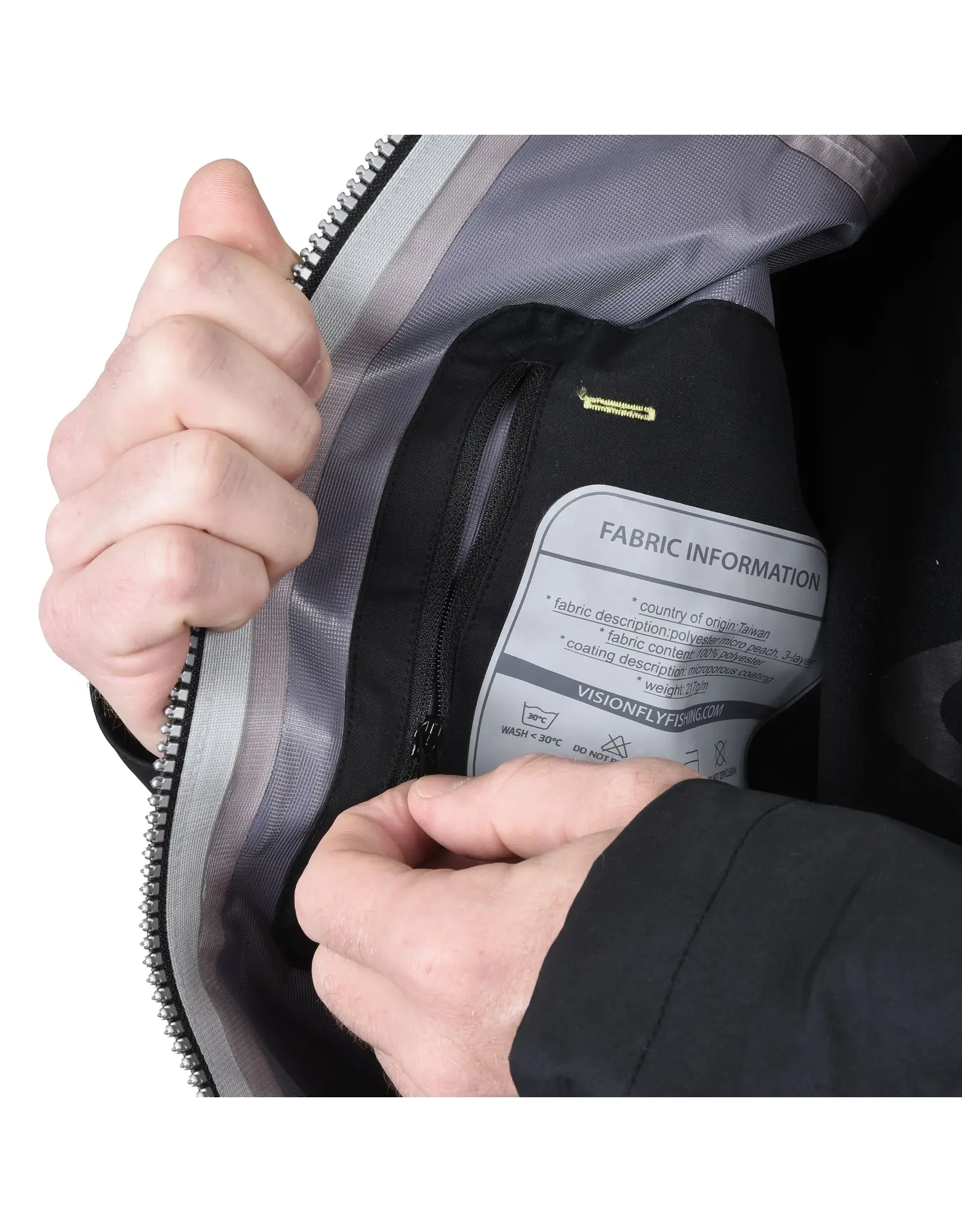 VISION FLY FISHING VENE JACKET BLACK