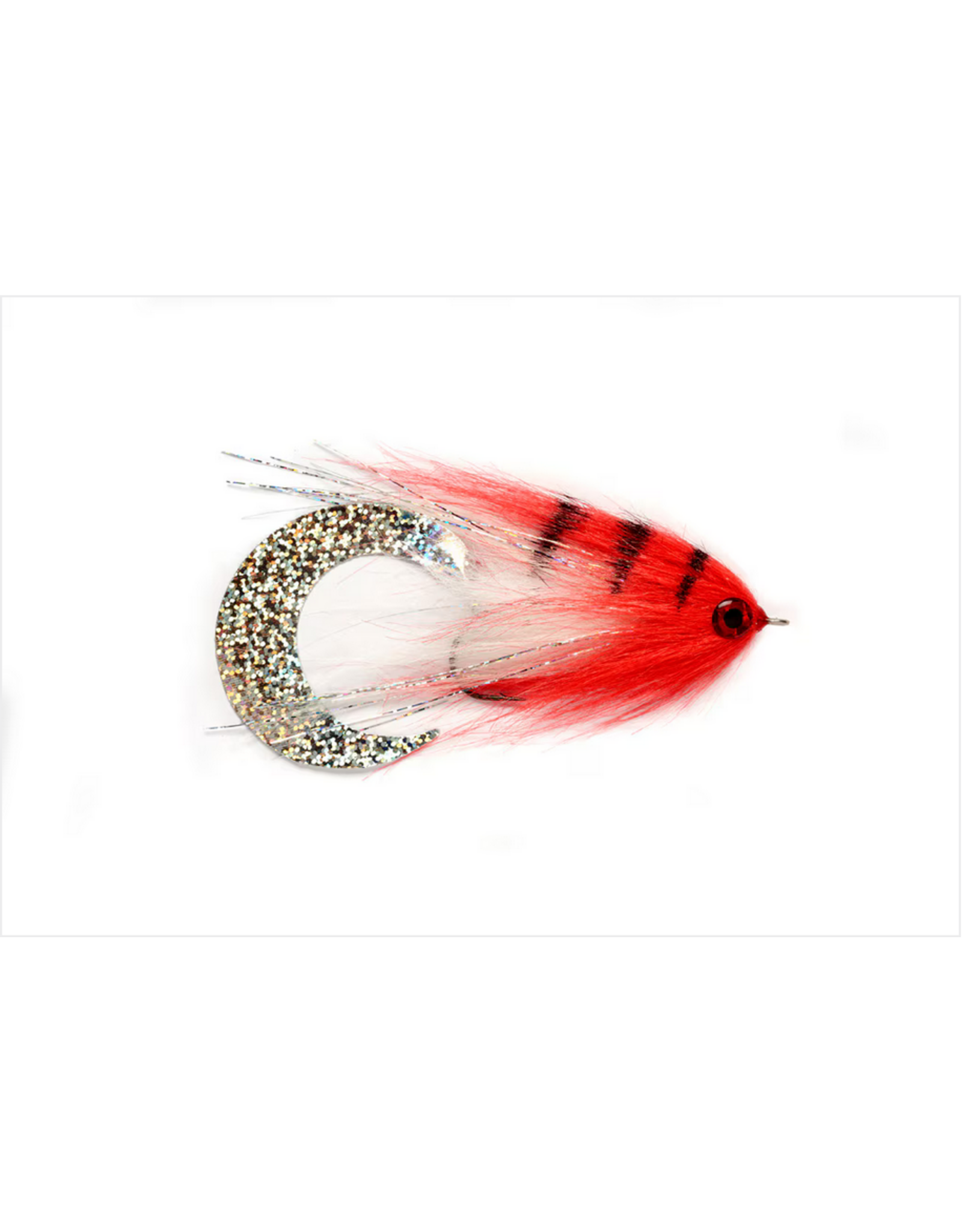 FULLING MILL PAOLO'S WIGGLE TAIL RED & WHITE S6/0