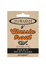 VISION FLY FISHING CLASSIC TROUT LEADER 9'