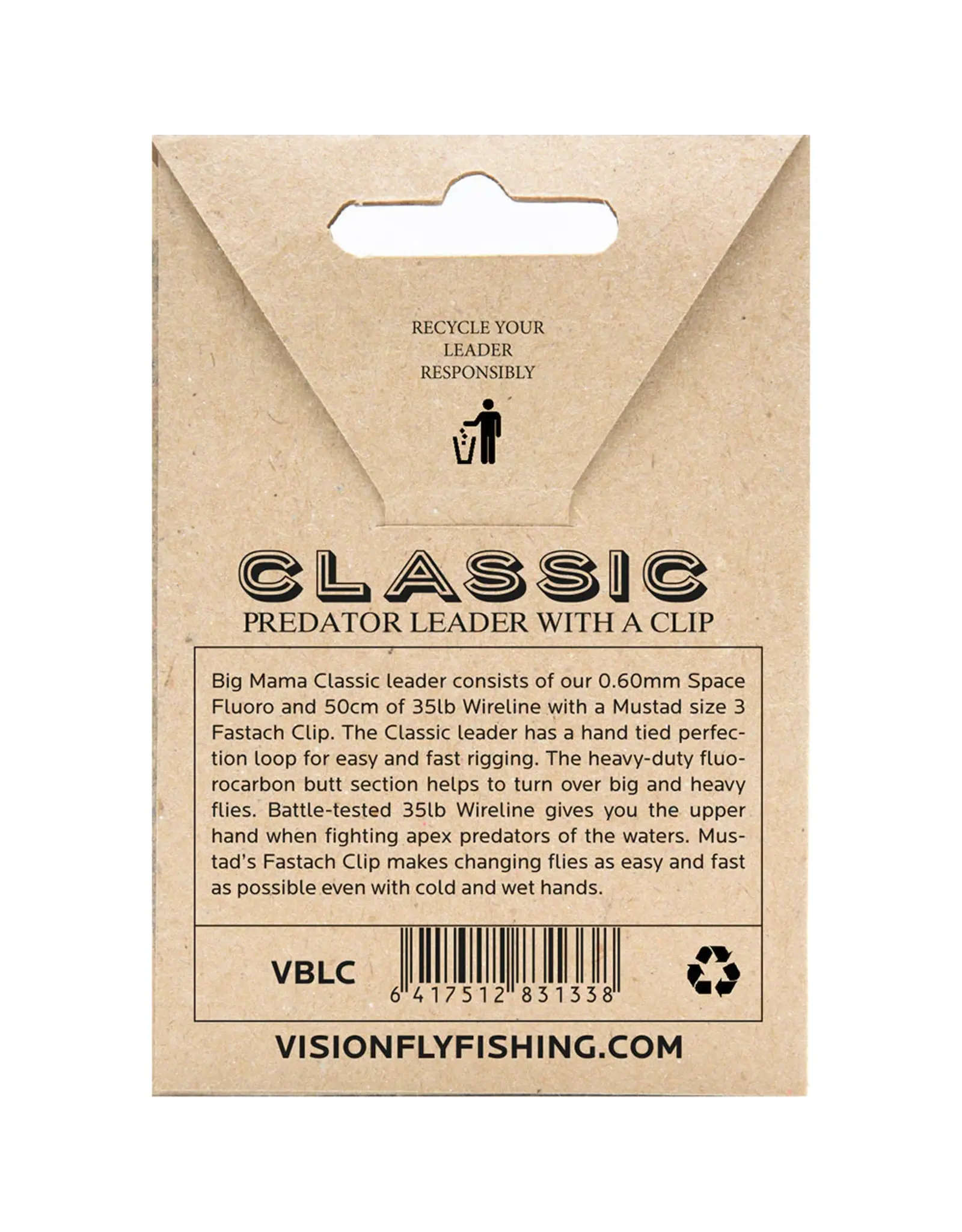 VISION FLY FISHING REID'S TOKA PIKE PACKAGE