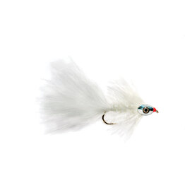FULLING MILL WOOLLY BUGGER WHITE SKULL HEAD S4