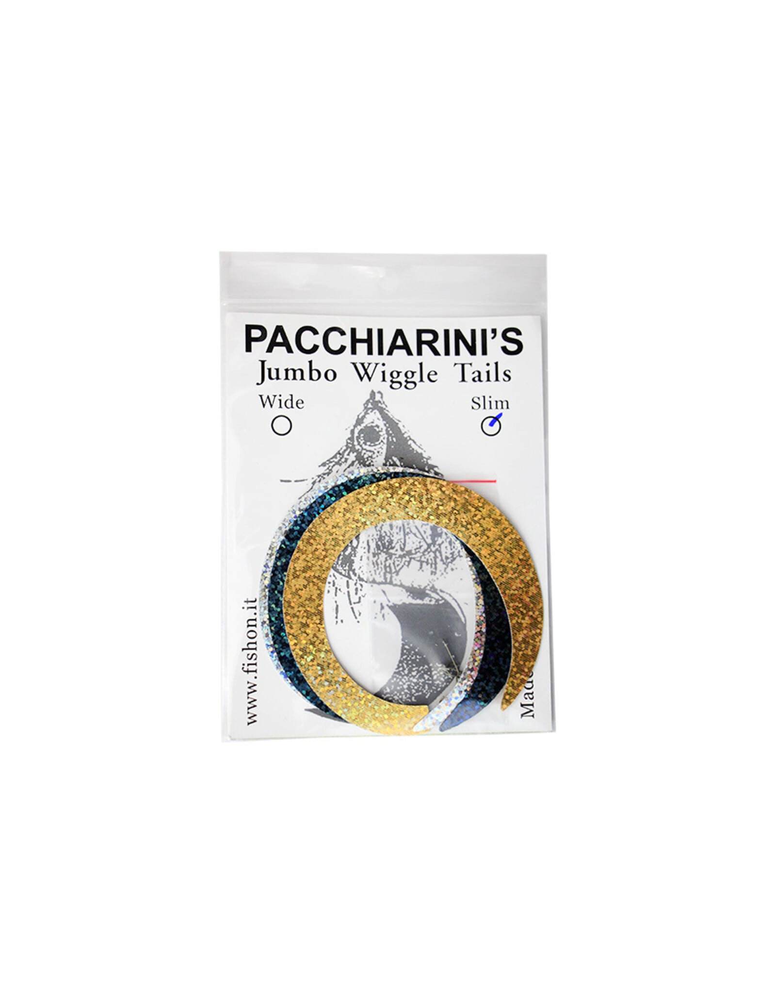 Pacchiarini PACCHIARINI WIGGLE TAILS G/S/B - JUMBO SLIM