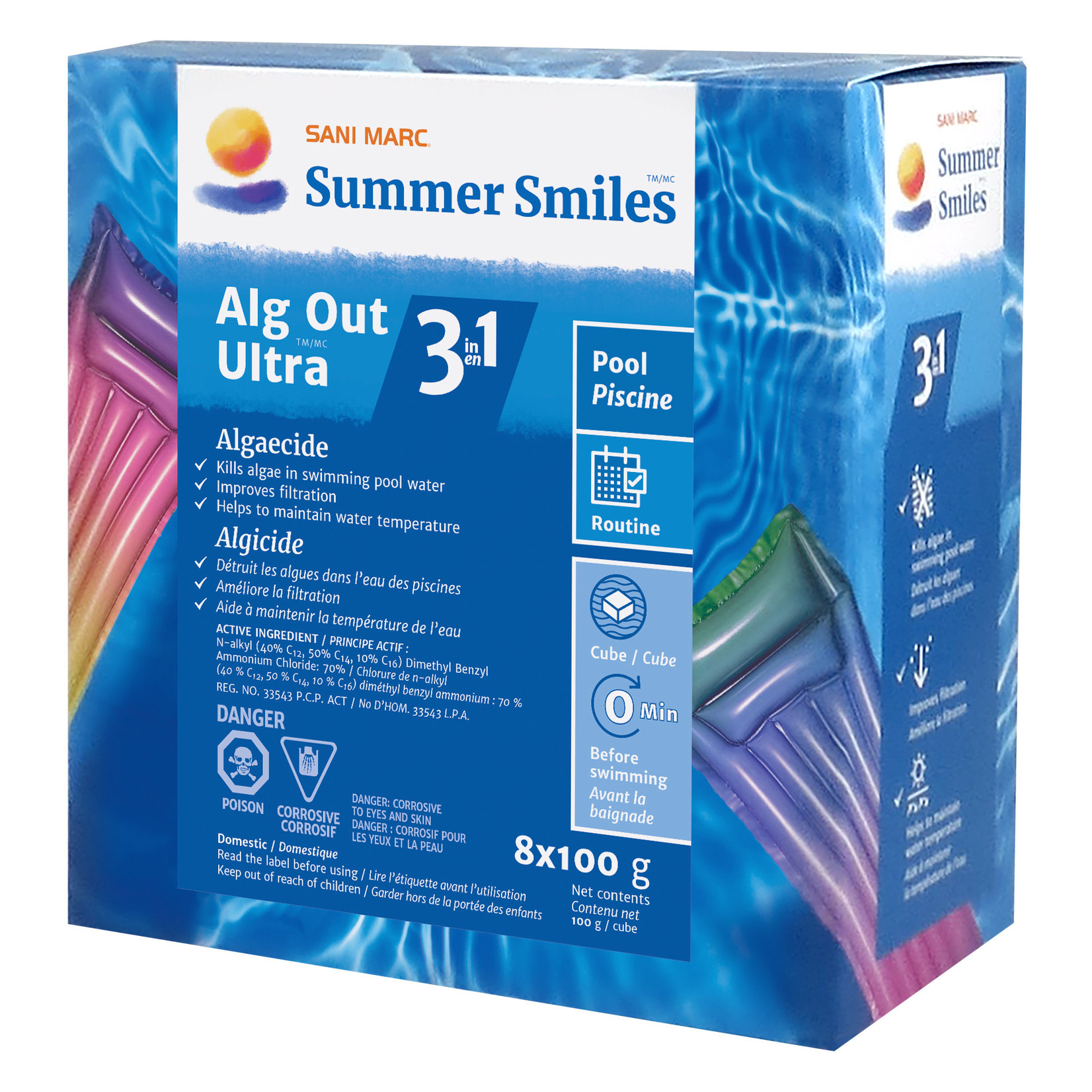 Summer Smiles SUMMER SMILES ALG OUT ULTRA 3 IN 1  8x100G (EA BAG)