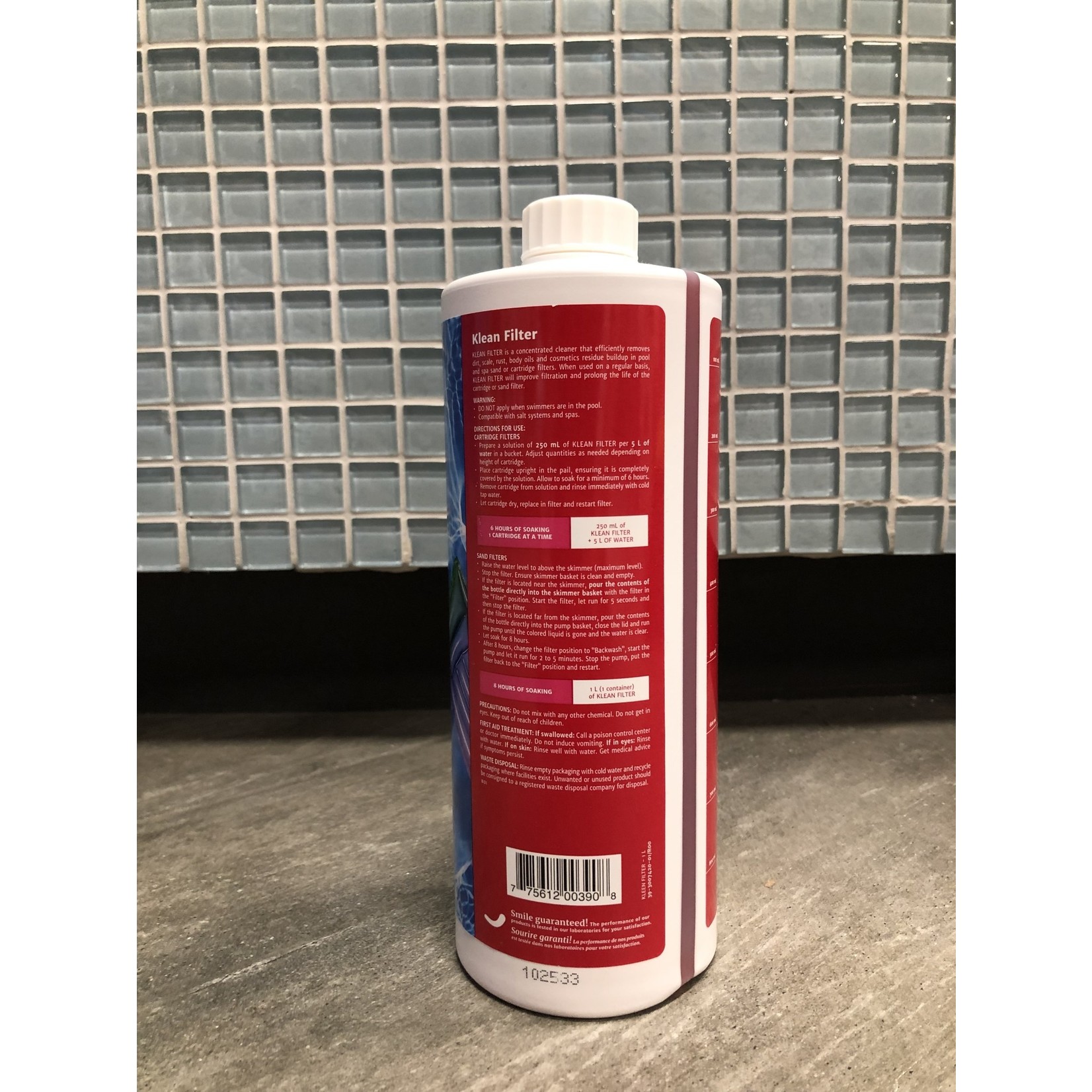 Summer Smiles SUMMER SMILES KLEAN FILTER 1L