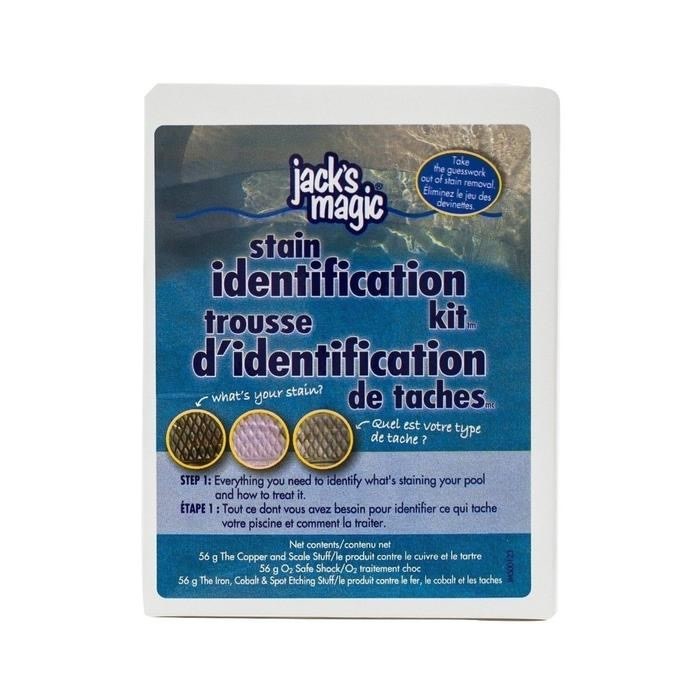 JACK'S MAGIC STAIN ID KIT 56gm 4 Seasons Pool and Spa