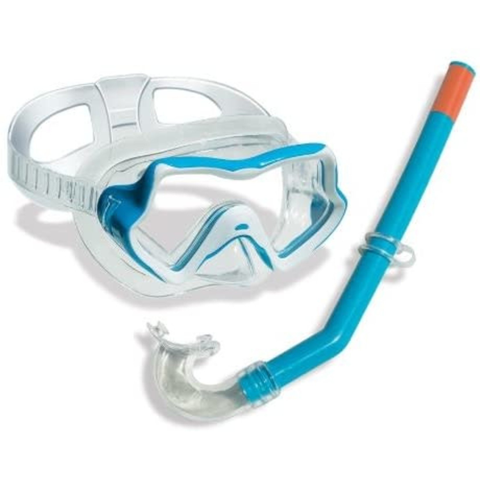 THERMOTECH MASK & SNORKEL SET AQUA