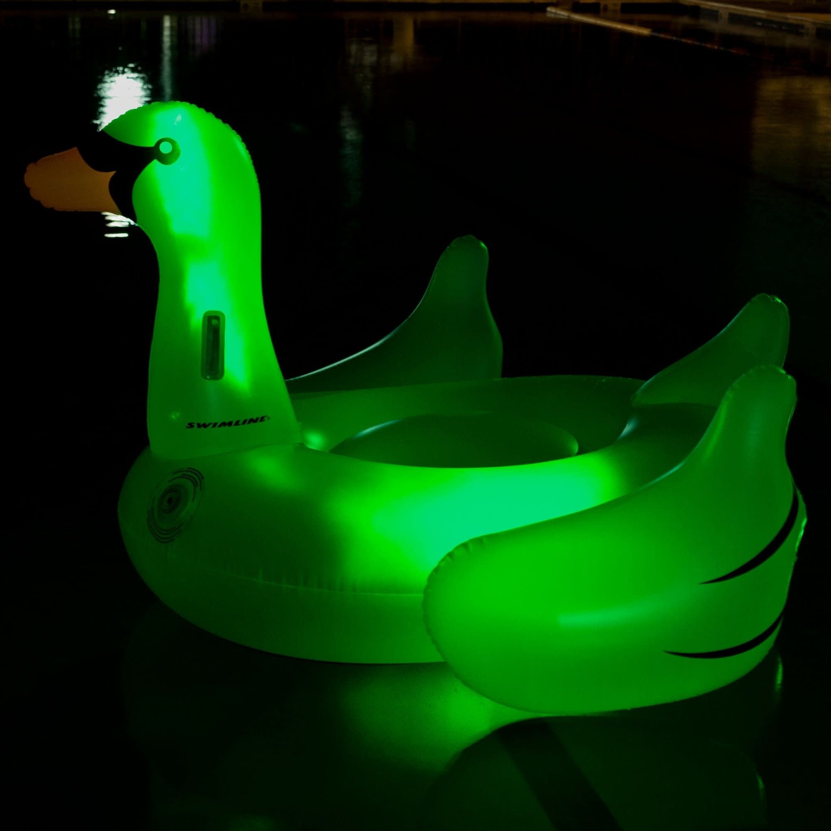INFLATABLE SWAN-LED