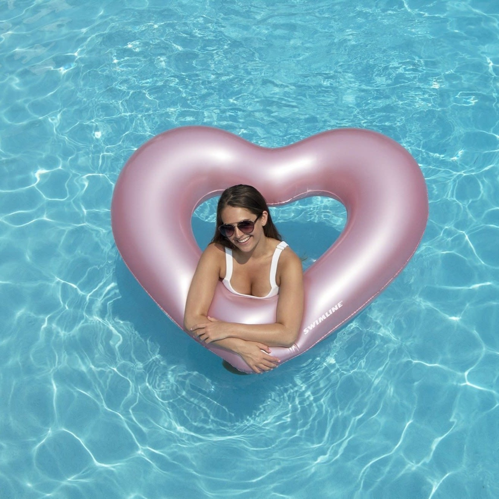 Swimline INFLATABLE METALLIC HEART