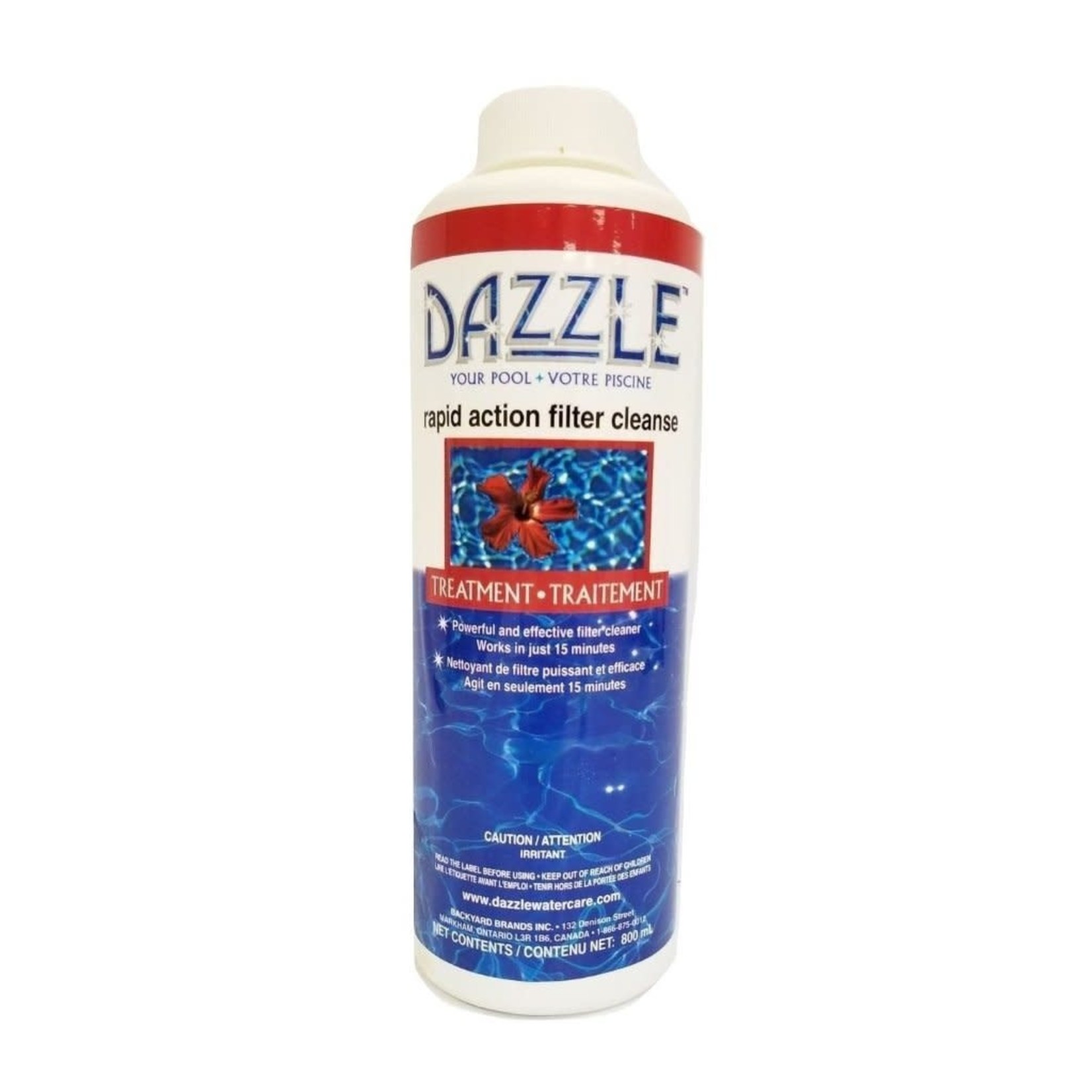 Dazzle DAZZLE RAPID ACTION FILTER CLEANSE POOL 800ML