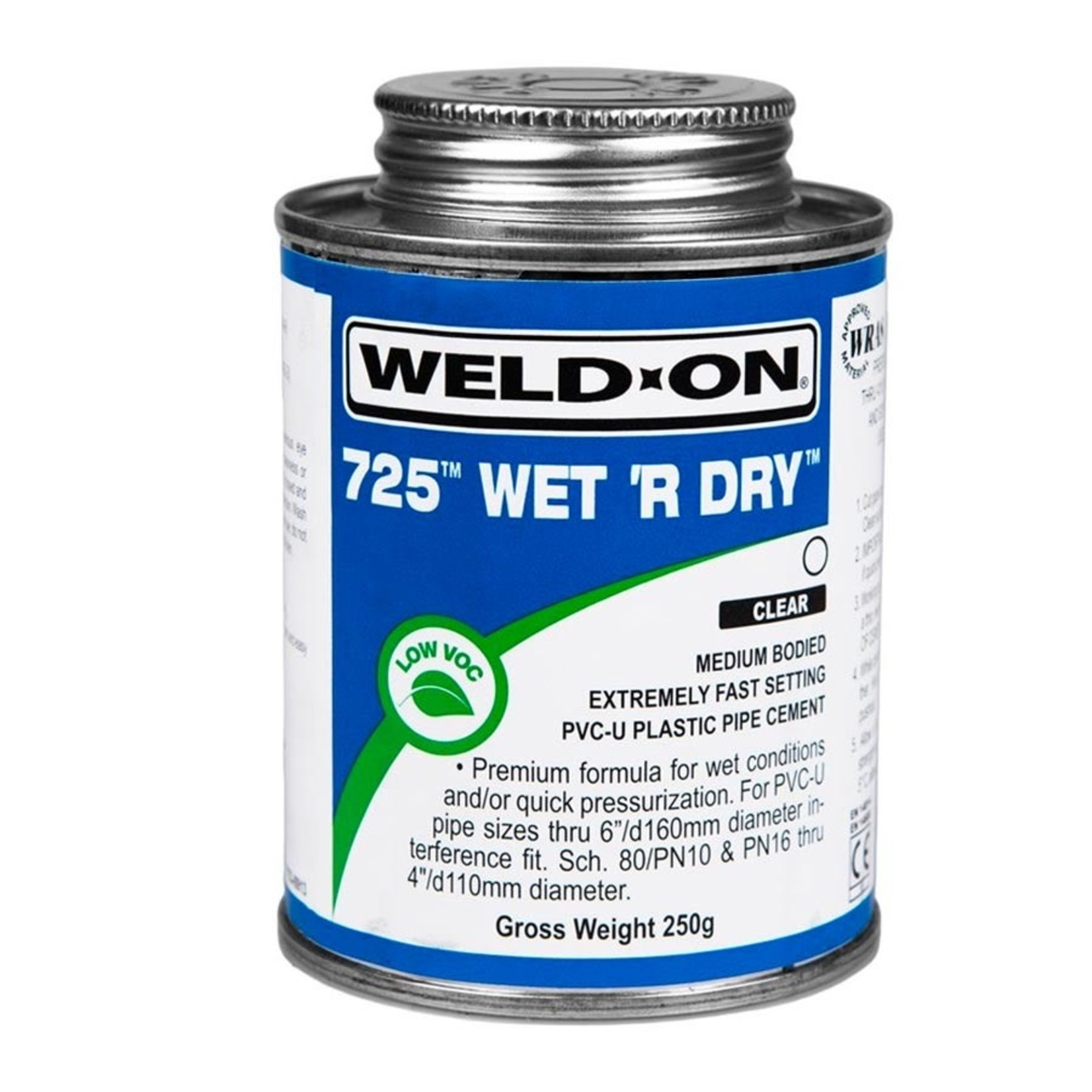 725 GLUE BLUE WET'R DRY.25PT