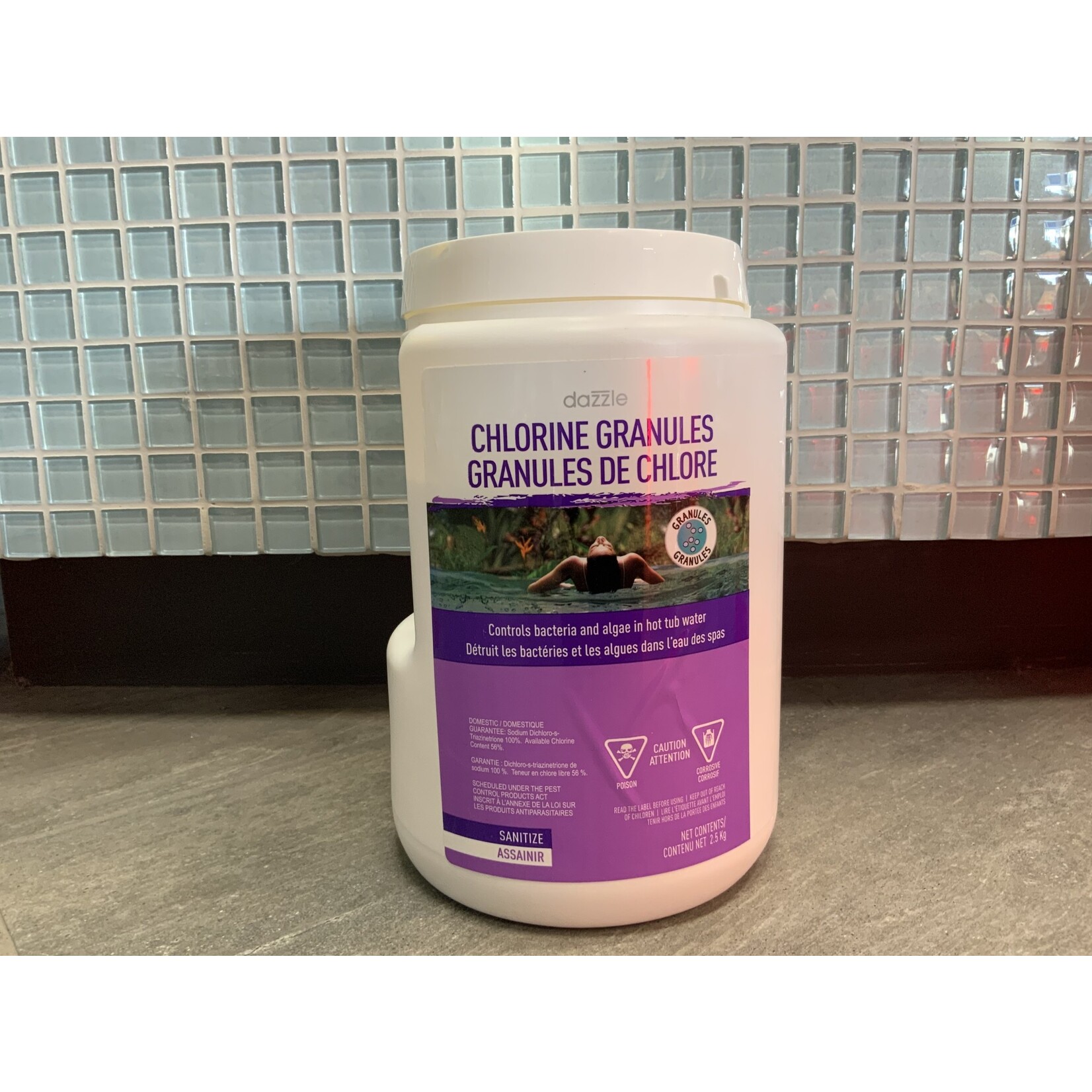 Dazzle DAZZLE STABILIZED CHLORINE GRANULES 2.5KG
