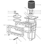 Jacuzzi JACUZZI GROUT RING SKIMMER