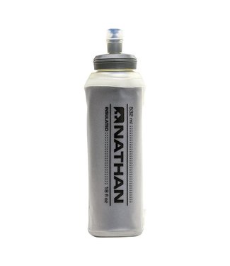Nathan Sports Insulated 18 oz. Soft Flask with Bite Top