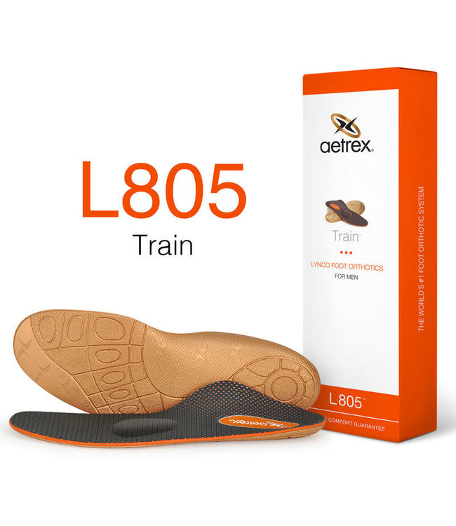 Aetrex L805 Men's Train Orthotic with Metatarsal Support