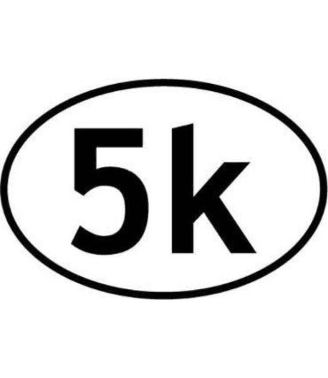 Baysix 5k Oval Decal