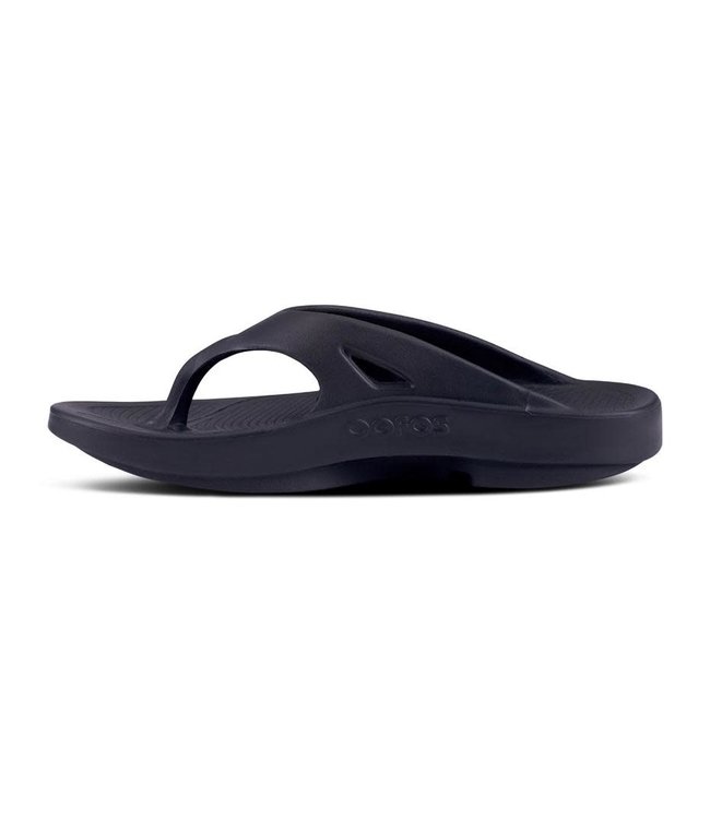 Oofos Men's OOriginal Sport Sandal (thong) - Black