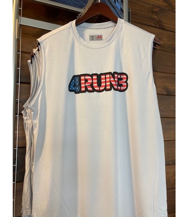 4RUN3 4RUN3 Patriotic Men's Sleeveless Performance tee