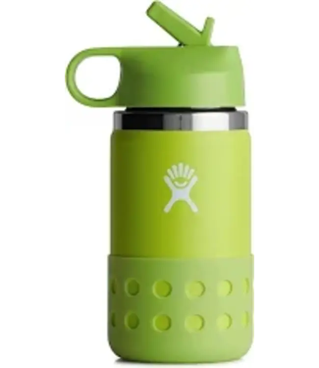 Hydro Flask Kids Wide Mouth Bottle with Straw Lid and Boot