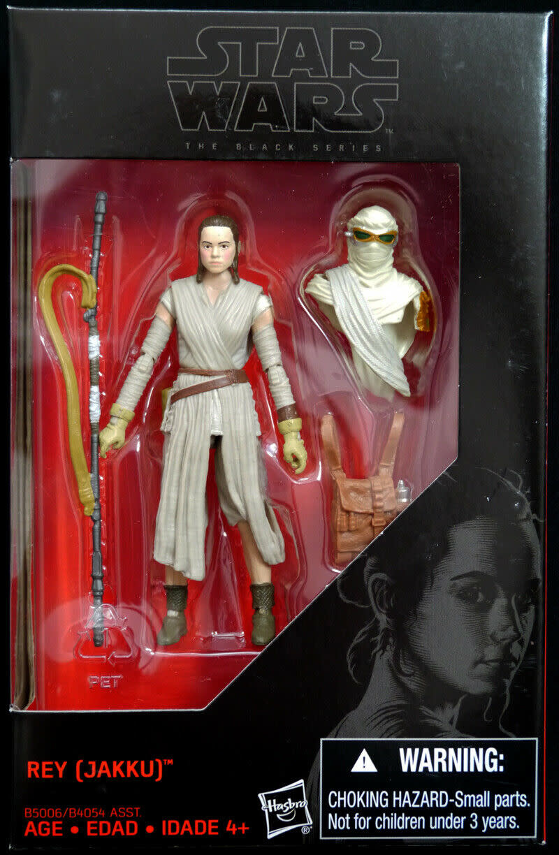 Action Figures Star Wars The Black Series REY JAKKU Figure Walmart ...