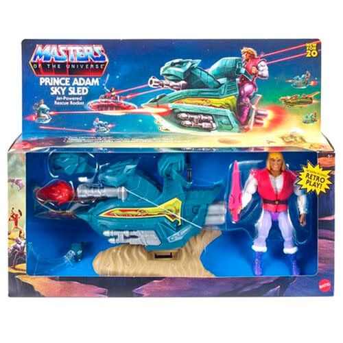 masters of the universe prince adam sky sled