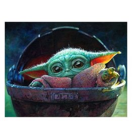 Giclee Star Wars: The Mandalorian Reaching Out by Craig Skaggs Canvas Giclee Art Print 25.5x20