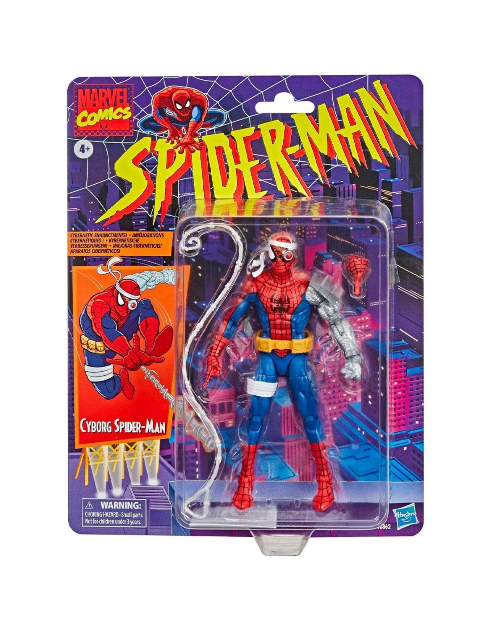 retro spider man marvel legends