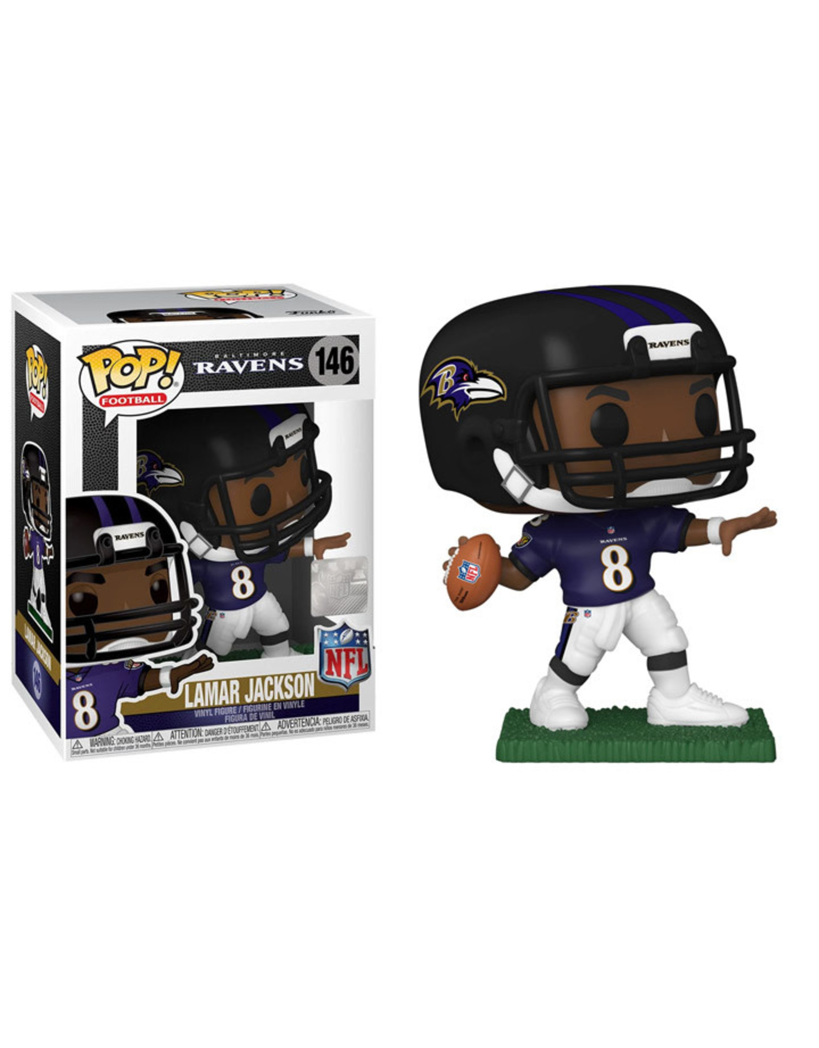Pop! NFL: Baltimore Ravens- Lamar Jackson - Big Bang Toys