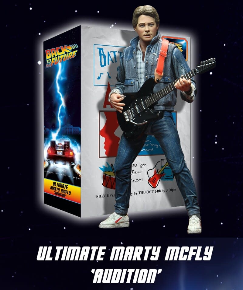 Figura Neca Back To The Future Marty McFly Auditions Battle Of Bands 16cm Figure 