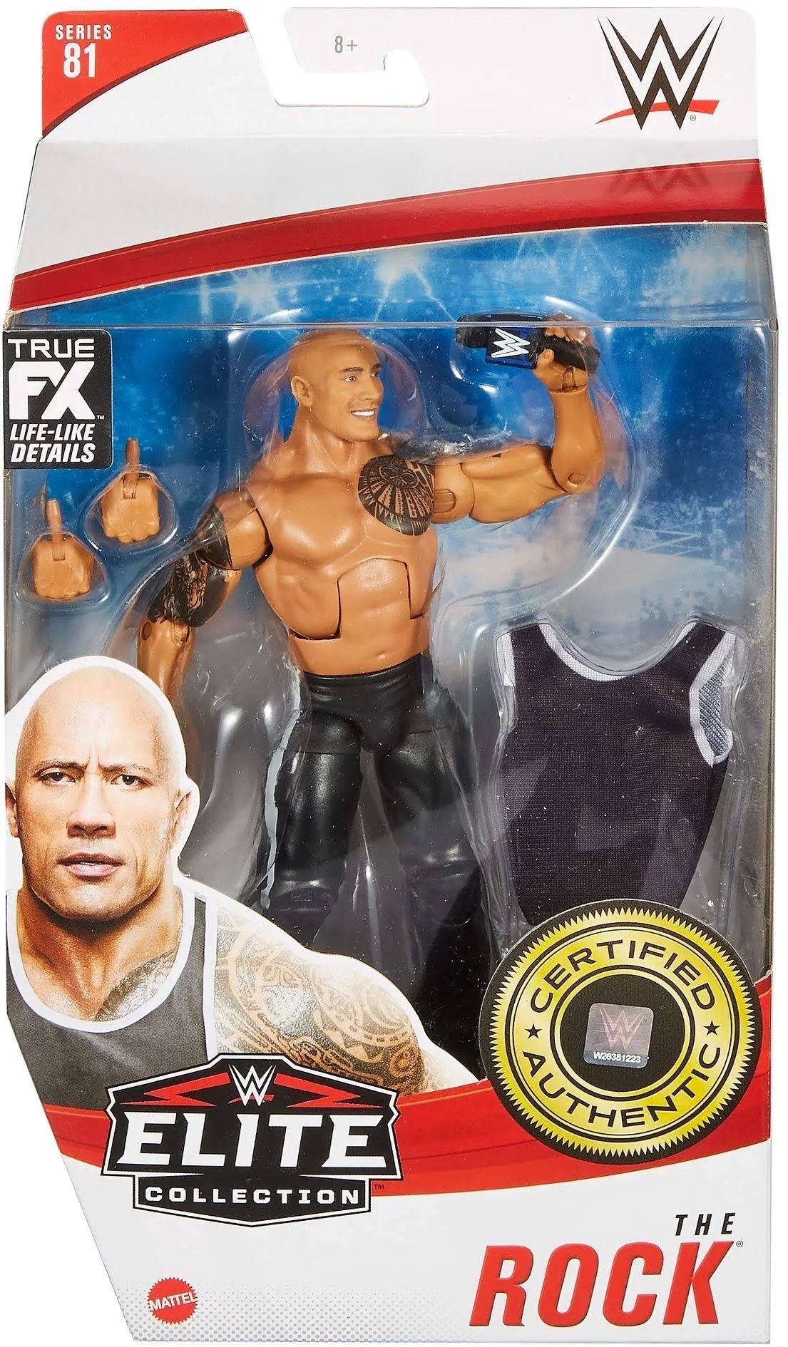 Wwe The Rock Elite Collection Action Figure Big Bang Toys
