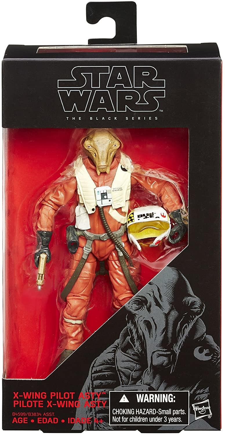 Black Series X-Wing Pilot Asty 6 inch 