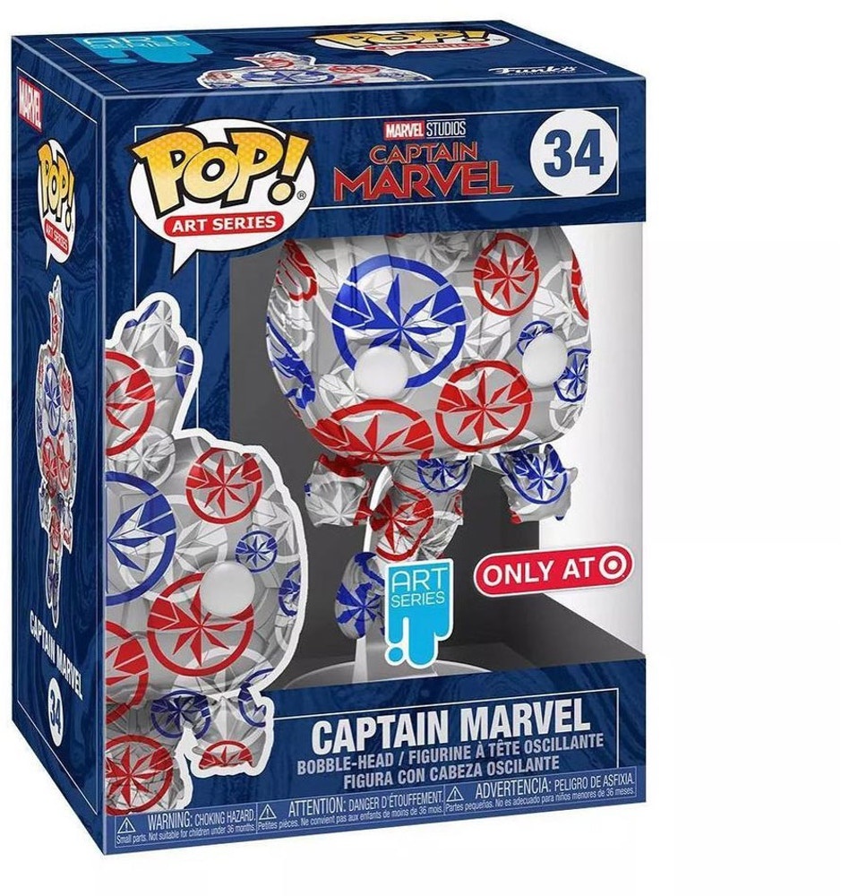 captain marvel funko pop 34