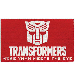 Pyramid America Transformers "More Than Meets The Eye" Logo Door Mat