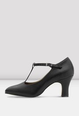 Bloch Ladies Chord T-Strap 3 inch Heel Character Shoes S0385L