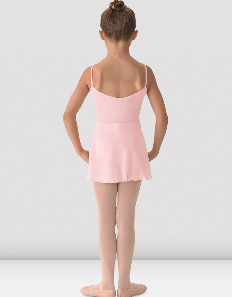 Mirella Pink Georgette mock wrap skirt MS12CH