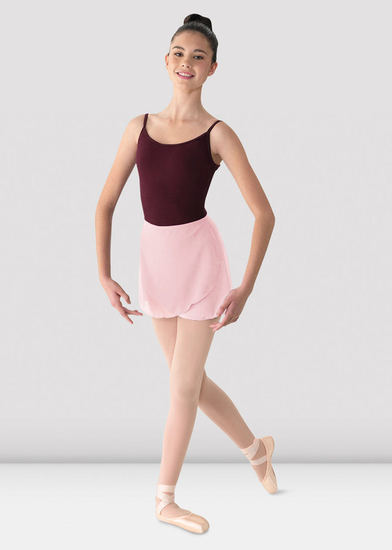 Mirella Pink Georgette Wrap Skirt MS12