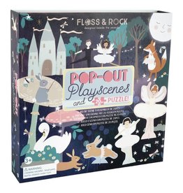 Floss and Rock Pop Out Play Scene - Enchanted