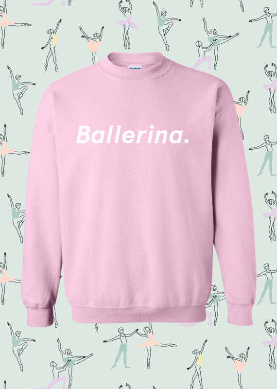 Attitude 'Ballerina.' Logo Sweatshirt