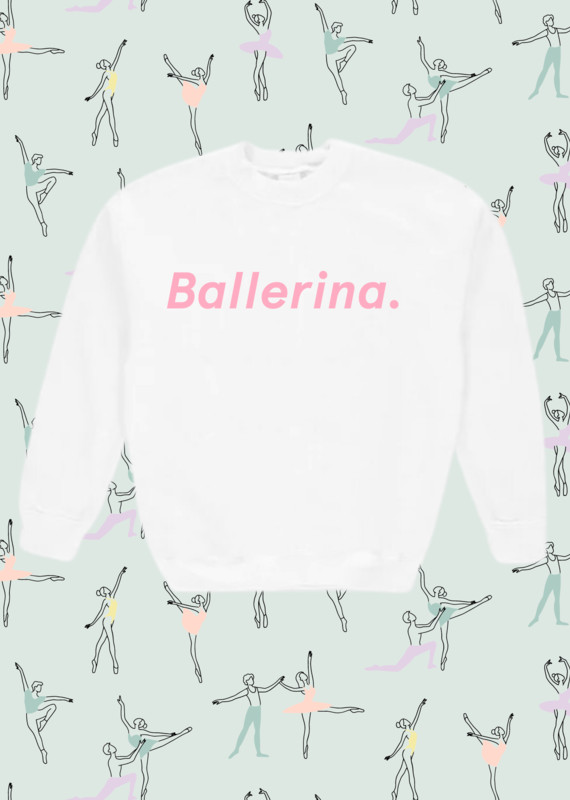 Attitude 'Ballerina.' Logo Youth Sweatshirt