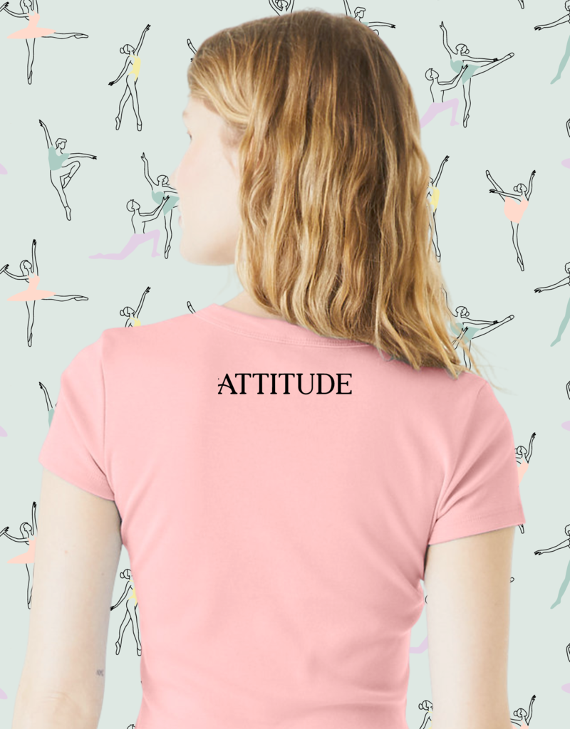 Attitude 'Are You Ready For It?' Cropped Baby Tee