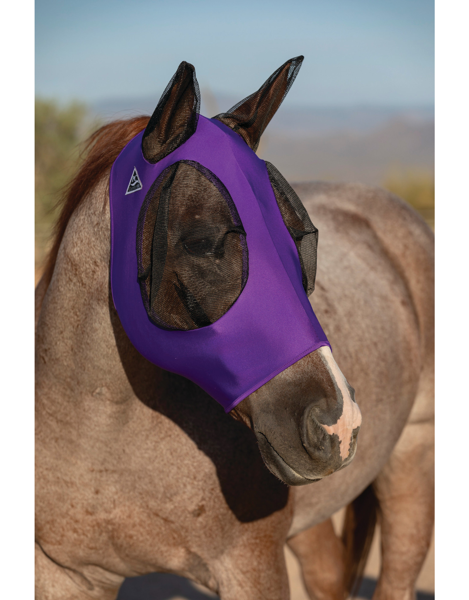 Professional's Choice Purple Comfort CFM200-PUR Fly Mask - Horse