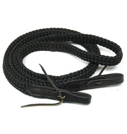 Professional's Choice Quiet Control Reins Black 7800