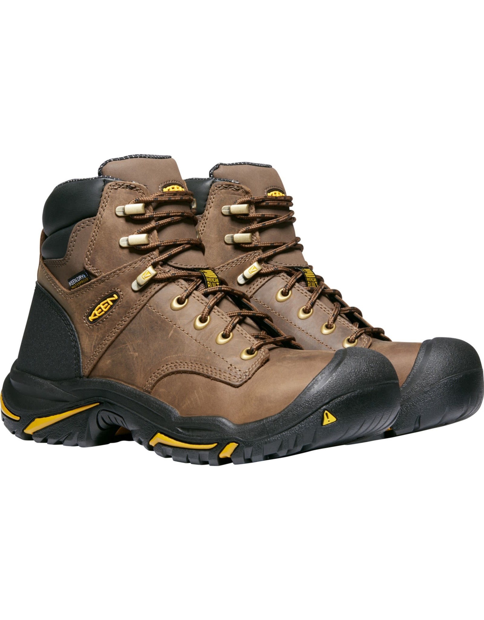 Keen Men's Mt. Vernon 6” Waterproof Steel Toe 1013258 Work Boots